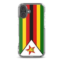 image-Coque iPhone Drapeau du Zimbabwe – Étui Souple – Résistant et Antichoc