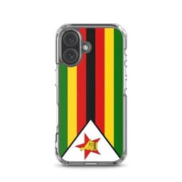 image-Coque iPhone Drapeau du Zimbabwe – Étui Souple – Résistant et Antichoc