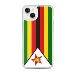 image-Coque iPhone Drapeau du Zimbabwe – Étui Souple – Résistant et Antichoc
