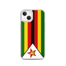 image-Coque iPhone Drapeau du Zimbabwe – Étui Souple – Résistant et Antichoc