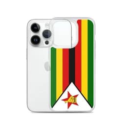 image-Coque iPhone Drapeau du Zimbabwe – Étui Souple – Résistant et Antichoc