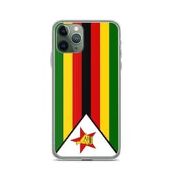 image-Coque iPhone Drapeau du Zimbabwe – Étui Souple – Résistant et Antichoc