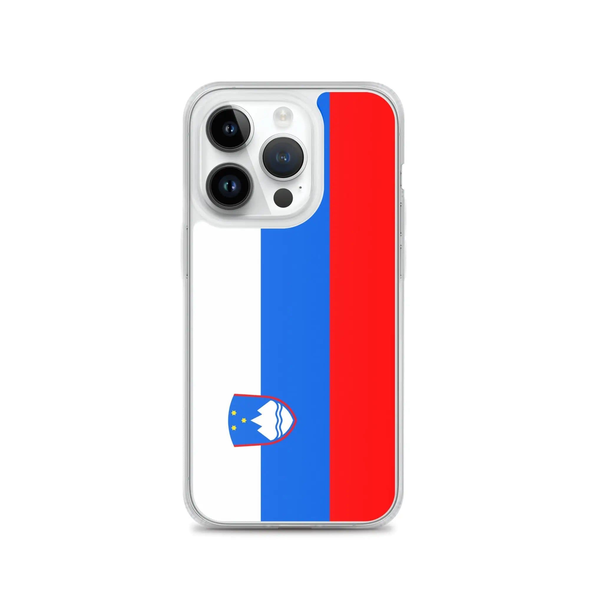 image-Coque iPhone Drapeau de la Slovénie – Étui Souple – Résistant et Antic