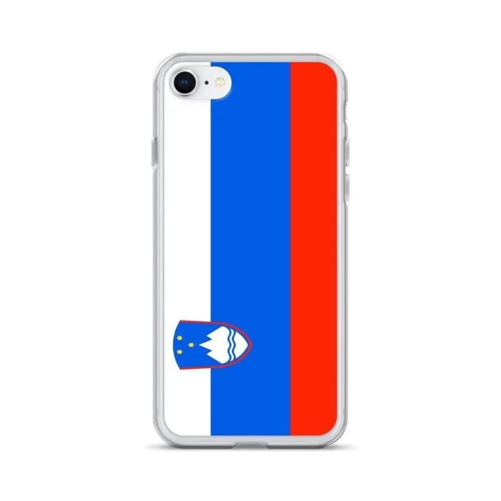 image-Coque iPhone Drapeau de la Slovénie – Étui Souple – Résistant et Antic