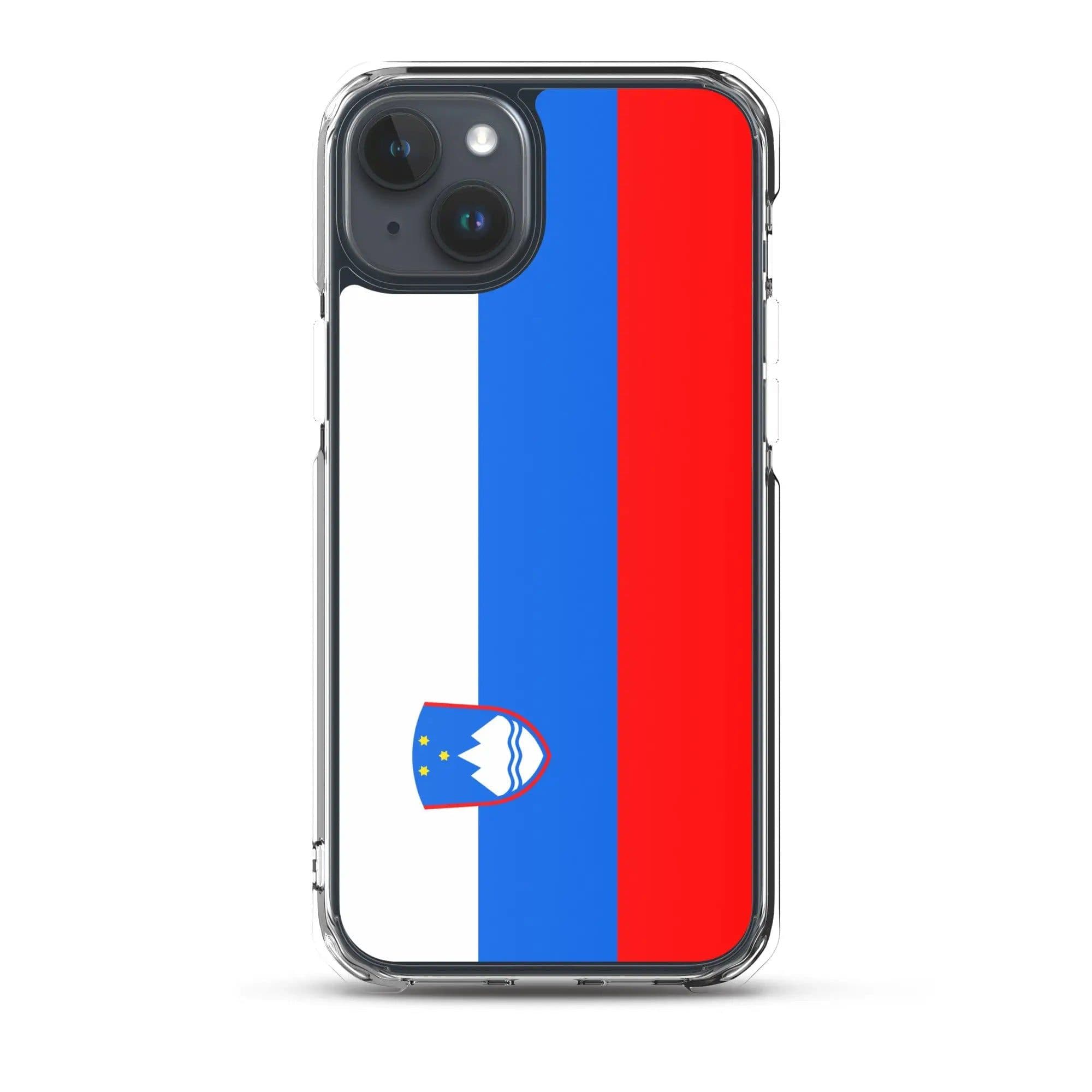 image-Coque iPhone Drapeau de la Slovénie – Étui Souple – Résistant et Antic