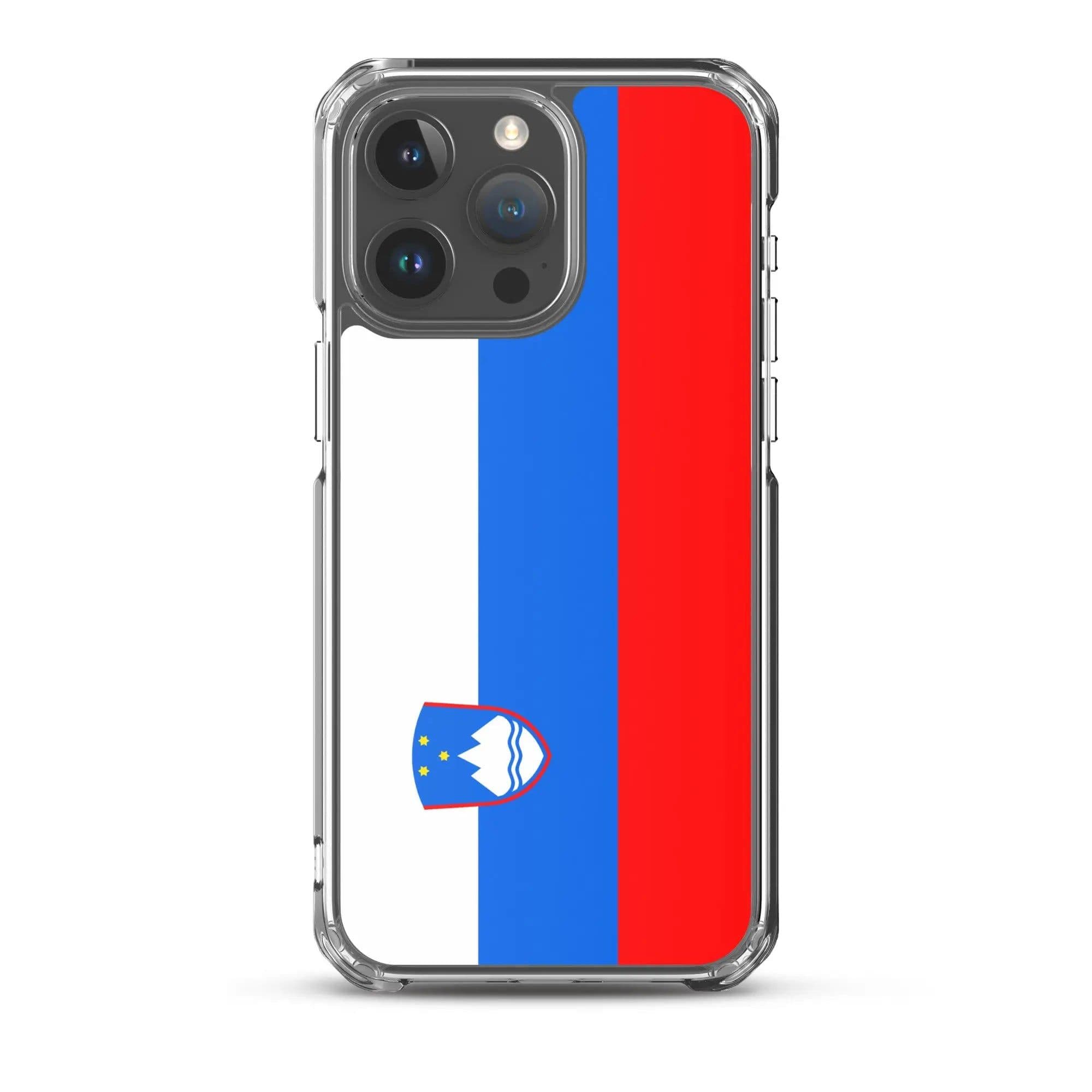 image-Coque iPhone Drapeau de la Slovénie – Étui Souple – Résistant et Antic