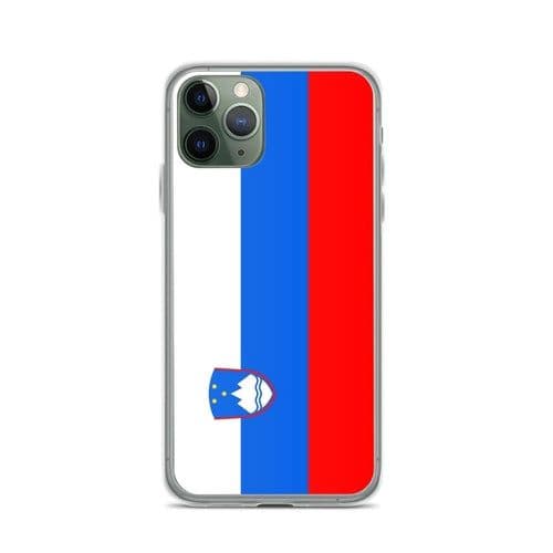 image-Coque iPhone Drapeau de la Slovénie – Étui Souple – Résistant et Antic