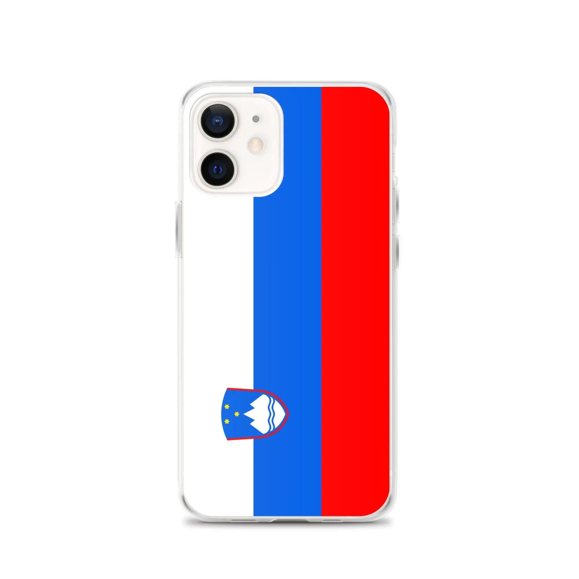 image-Coque iPhone Drapeau de la Slovénie – Étui Souple – Résistant et Antic