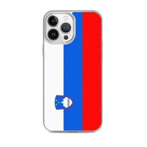 image-Coque iPhone Drapeau de la Slovénie – Étui Souple – Résistant et Antic