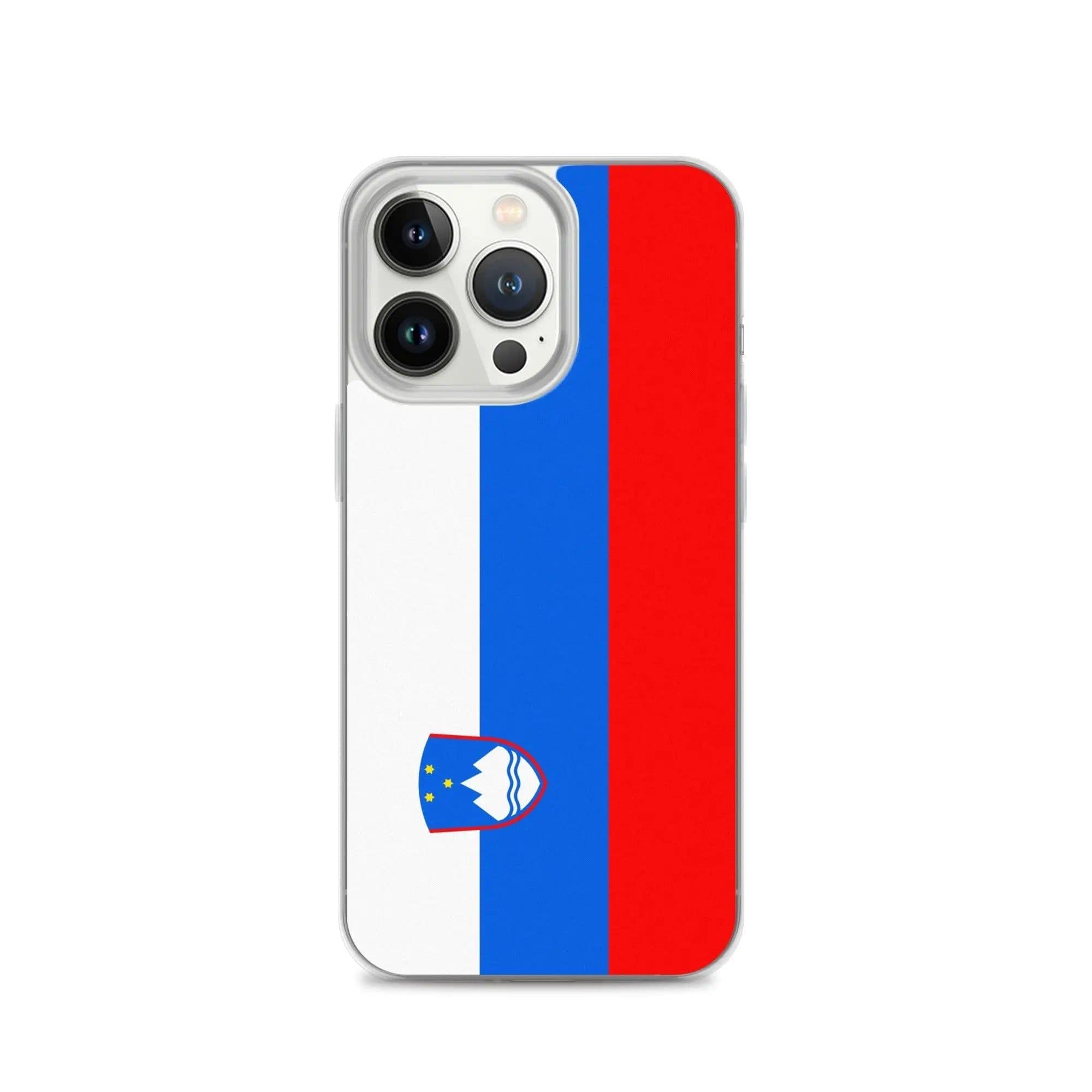 image-Coque iPhone Drapeau de la Slovénie – Étui Souple – Résistant et Antic