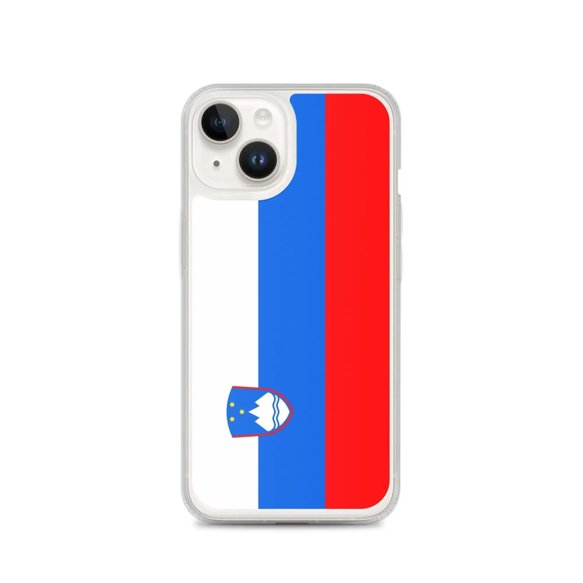 image-Coque iPhone Drapeau de la Slovénie – Étui Souple – Résistant et Antic