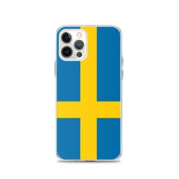 image-Coque iPhone Drapeau de la Suède – Étui Souple – Résistant et Antichoc