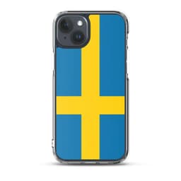 image-Coque iPhone Drapeau de la Suède – Étui Souple – Résistant et Antichoc