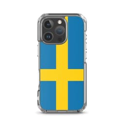 image-Coque iPhone Drapeau de la Suède – Étui Souple – Résistant et Antichoc