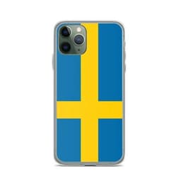 image-Coque iPhone Drapeau de la Suède – Étui Souple – Résistant et Antichoc