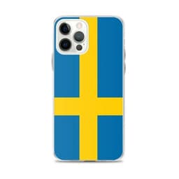image-Coque iPhone Drapeau de la Suède – Étui Souple – Résistant et Antichoc