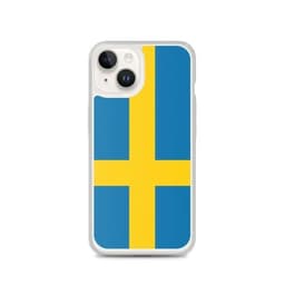 image-Coque iPhone Drapeau de la Suède – Étui Souple – Résistant et Antichoc