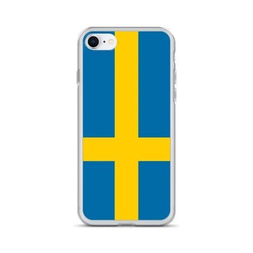 image-Coque iPhone Drapeau de la Suède – Étui Souple – Résistant et Antichoc