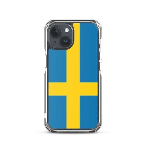 image-Coque iPhone Drapeau de la Suède – Étui Souple – Résistant et Antichoc