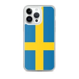 image-Coque iPhone Drapeau de la Suède – Étui Souple – Résistant et Antichoc