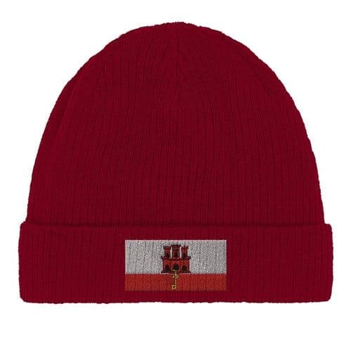 image-Bonnet en coton Drapeau de Gibraltar
