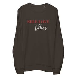 image-Organic Cotton Sweatshirt - Self Love Sweatshirt – Eco-Friendly