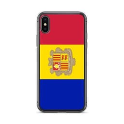 image-Coque iPhone Drapeau d'Andorre – Étui Souple – Résistant et Antichoc