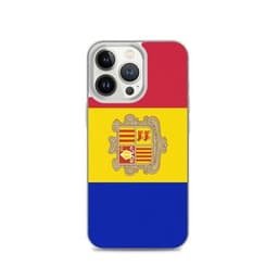 image-Coque iPhone Drapeau d'Andorre – Étui Souple – Résistant et Antichoc