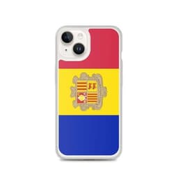 image-Coque iPhone Drapeau d'Andorre – Étui Souple – Résistant et Antichoc