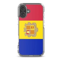 image-Coque iPhone Drapeau d'Andorre – Étui Souple – Résistant et Antichoc