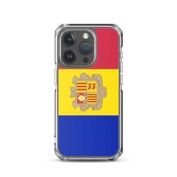 image-Coque iPhone Drapeau d'Andorre – Étui Souple – Résistant et Antichoc