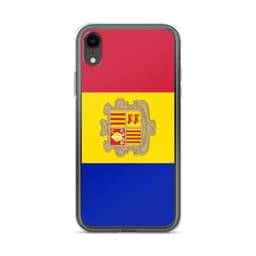 image-Coque iPhone Drapeau d'Andorre – Étui Souple – Résistant et Antichoc