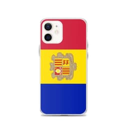 image-Coque iPhone Drapeau d'Andorre – Étui Souple – Résistant et Antichoc