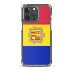 image-Coque iPhone Drapeau d'Andorre – Étui Souple – Résistant et Antichoc