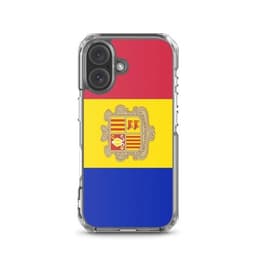 image-Coque iPhone Drapeau d'Andorre – Étui Souple – Résistant et Antichoc
