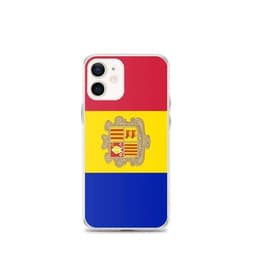 image-Coque iPhone Drapeau d'Andorre – Étui Souple – Résistant et Antichoc