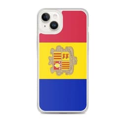 image-Coque iPhone Drapeau d'Andorre – Étui Souple – Résistant et Antichoc