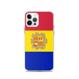 image-Coque iPhone Drapeau d'Andorre – Étui Souple – Résistant et Antichoc