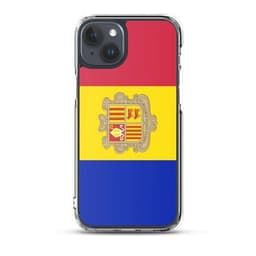 image-Coque iPhone Drapeau d'Andorre – Étui Souple – Résistant et Antichoc