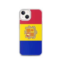 image-Coque iPhone Drapeau d'Andorre – Étui Souple – Résistant et Antichoc