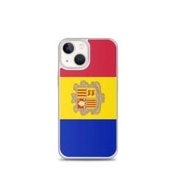 image-Coque iPhone Drapeau d'Andorre – Étui Souple – Résistant et Antichoc