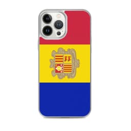 image-Coque iPhone Drapeau d'Andorre – Étui Souple – Résistant et Antichoc
