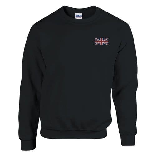 image-Sweat-shirt Drapeau du Royaume-Uni en broderie