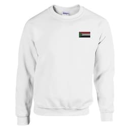 image-Sweat-shirt Drapeau du Soudan en broderie