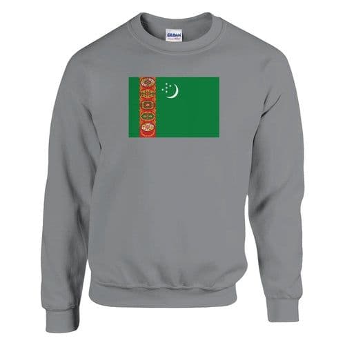 image-Sweat-shirt Drapeau du Turkménistan