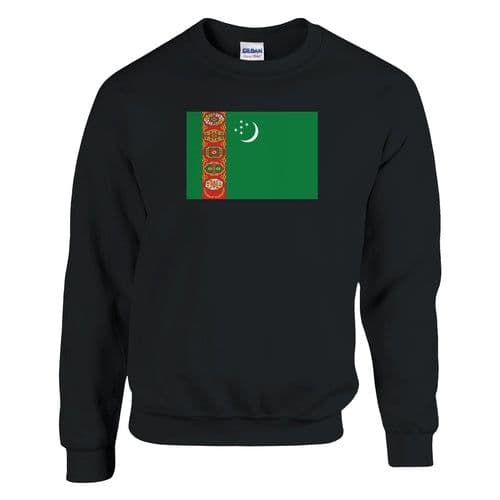 image-Sweat-shirt Drapeau du Turkménistan