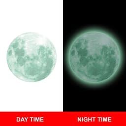 image-Glowing Starry Sky Wall Decal Set, Luminous Space Theme Stickers for Home Décor