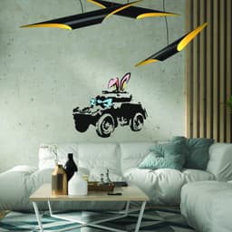 image-Urban Style Armored Vehicle, Cool Wall Decal Sticker Art, Aesthetic Room Décor