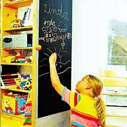 image-Blackboard Elegance: Reusable Chalkboard Wall Sticker