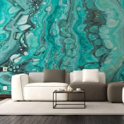 image-Luxurious Self-Adhesive Marble Pattern Wallpaper - Easy Install, Peel & Stick Design